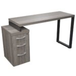 Mesa Gaveteiro Pedestal