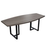 Mesa Reunião Semi Oval - Imagem 2