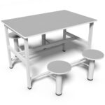 Mesa Refeitório Retratil